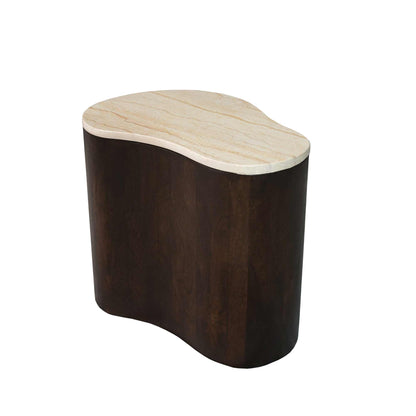 Stolik kawowy Lovi Drewno mahoniowe Brązowy 50cm Starfurn