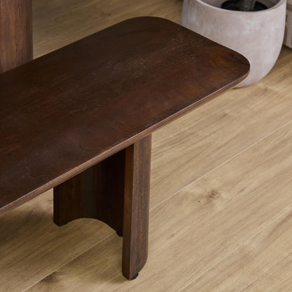 Ławka do jadalni Maré Drewno mango Brązowa 280cm Starfurn