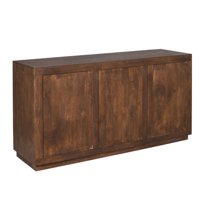 Komoda Brussel Drewno mango Brązowa 3 Drzwi 150cm Starfurn