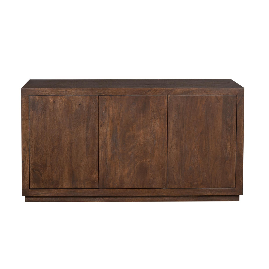 Komoda Brussel Drewno mango Brązowa 3 Drzwi 150cm Starfurn