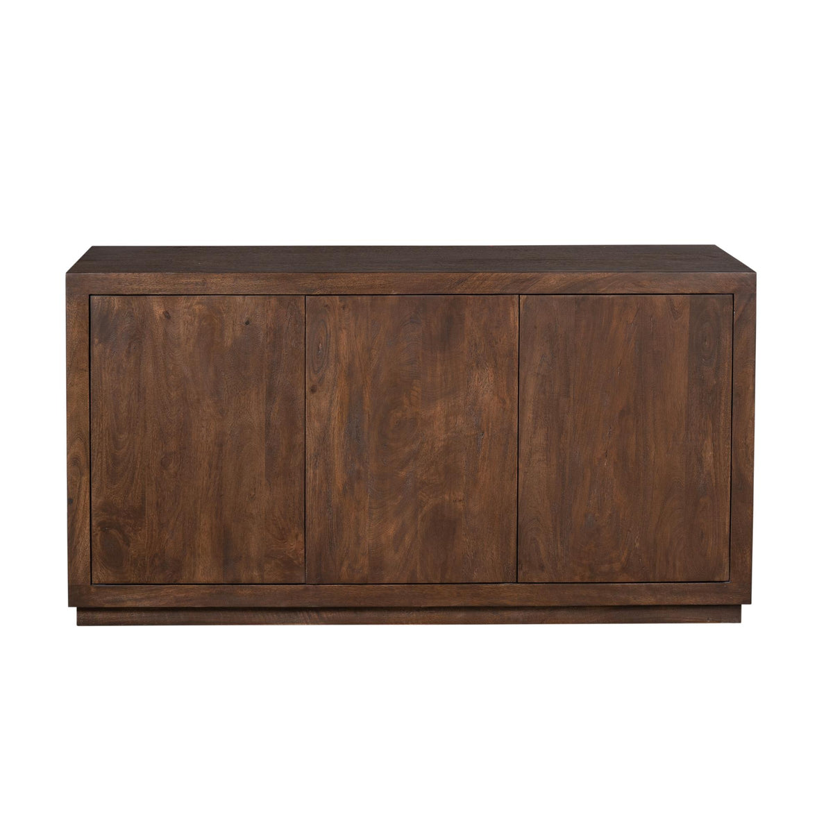 Komoda Brussel Drewno mango Brązowa 3 Drzwi 150cm Starfurn