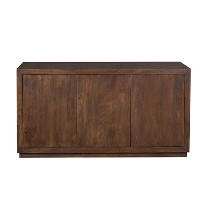 Komoda Brussel Drewno mango Brązowa 3 Drzwi 150cm Starfurn