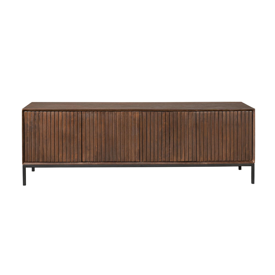 Szafka RTV Madison Drewno mango Brązowa 165cm Starfurn