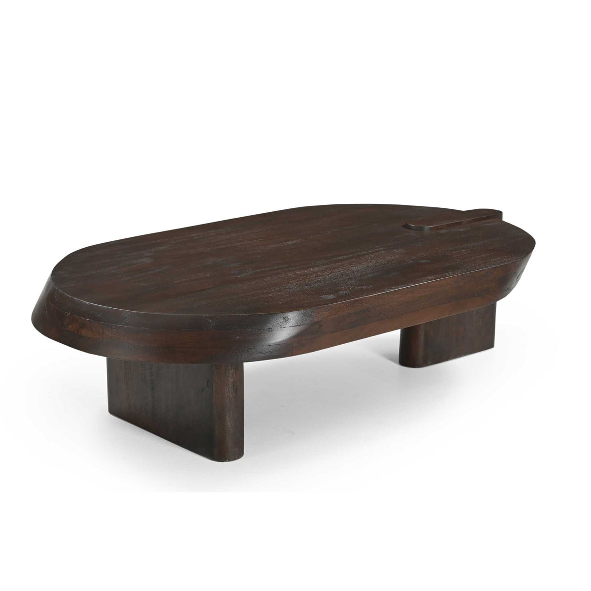 Stolik kawowy Rava Drewno mahoniowe Brązowy 125cm Starfurn