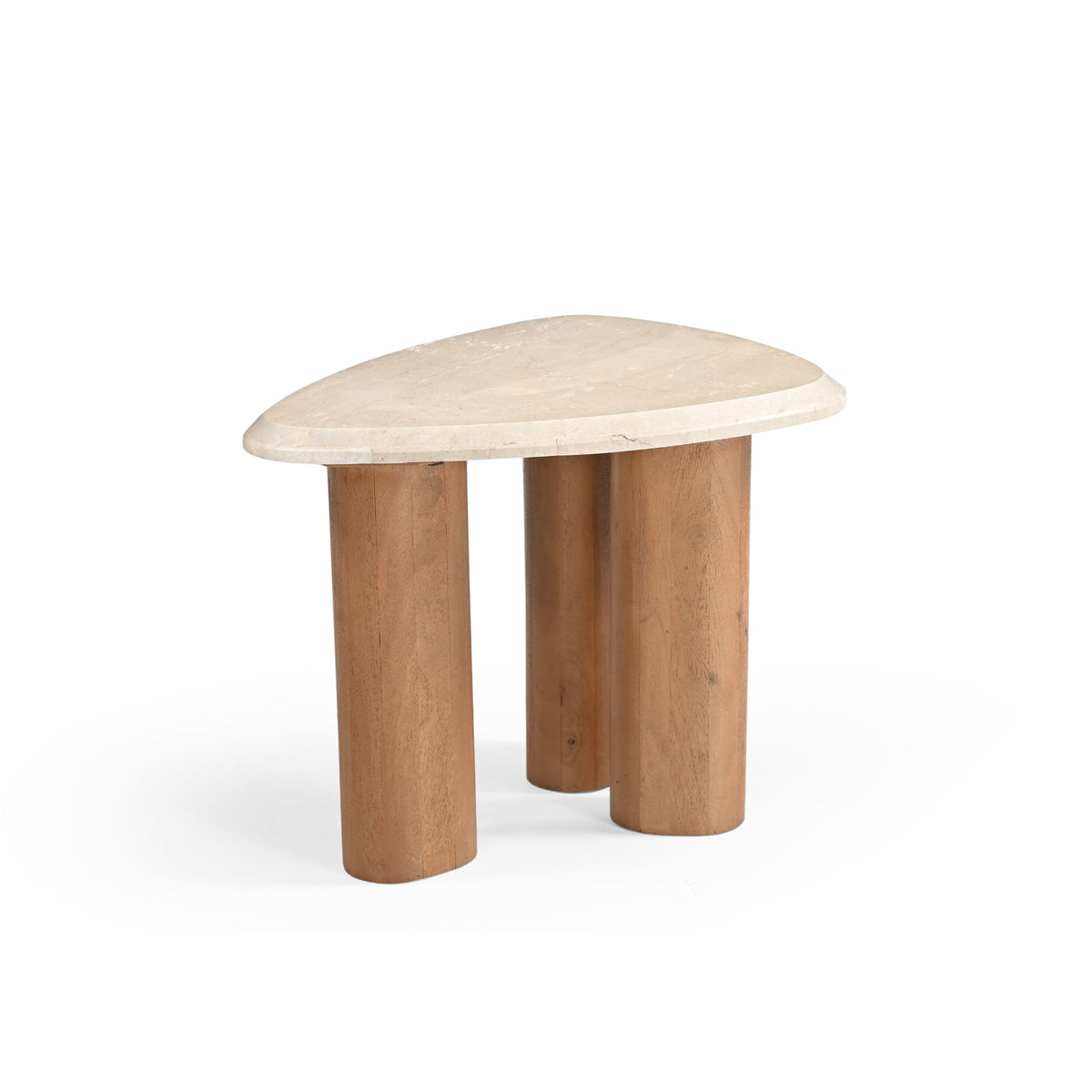 Stolik pomocniczy Nuvé Botticino Naturalny Marmur 60cm Starfurn
