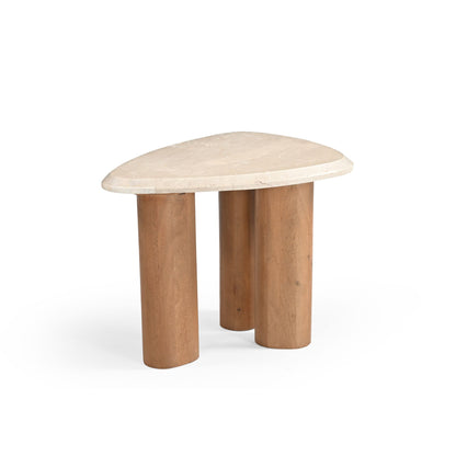 Stolik pomocniczy Nuvé Botticino Naturalny Marmur 60cm Starfurn