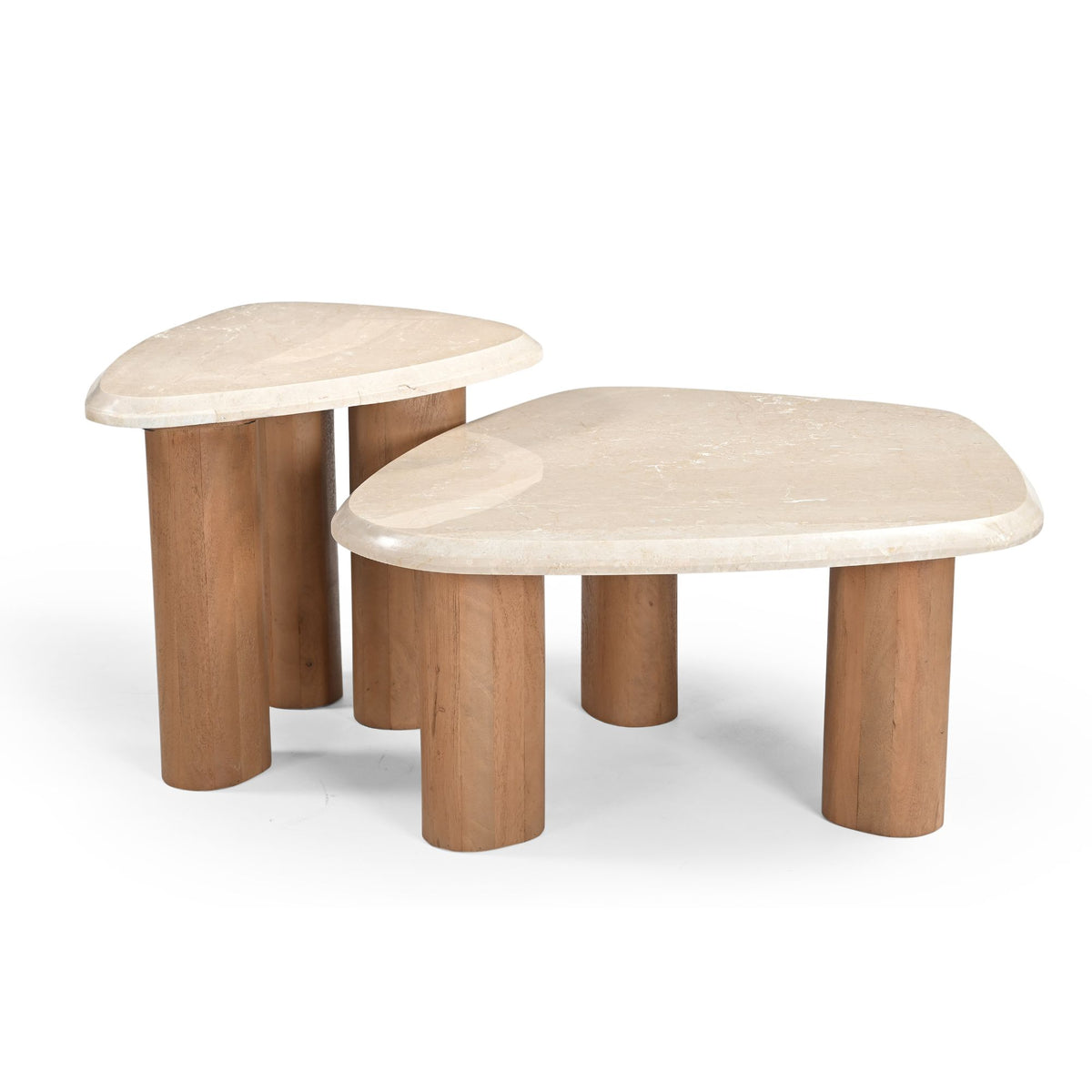 Stolik kawowy Nuvé Botticino Naturalny Marmur 84cm Starfurn