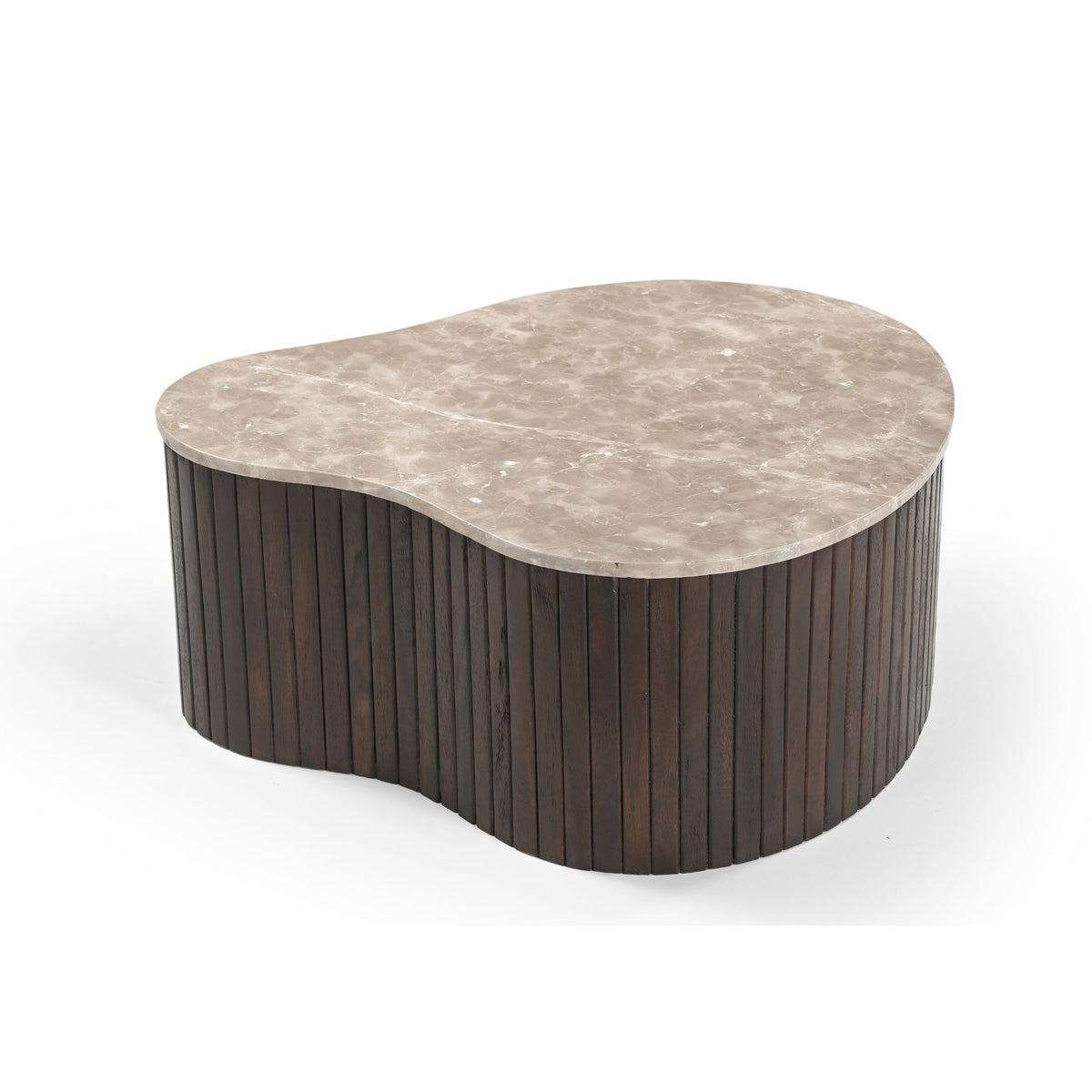 Stolik kawowy Nomi Drewno mahoniowe Brązowy 84cm Starfurn