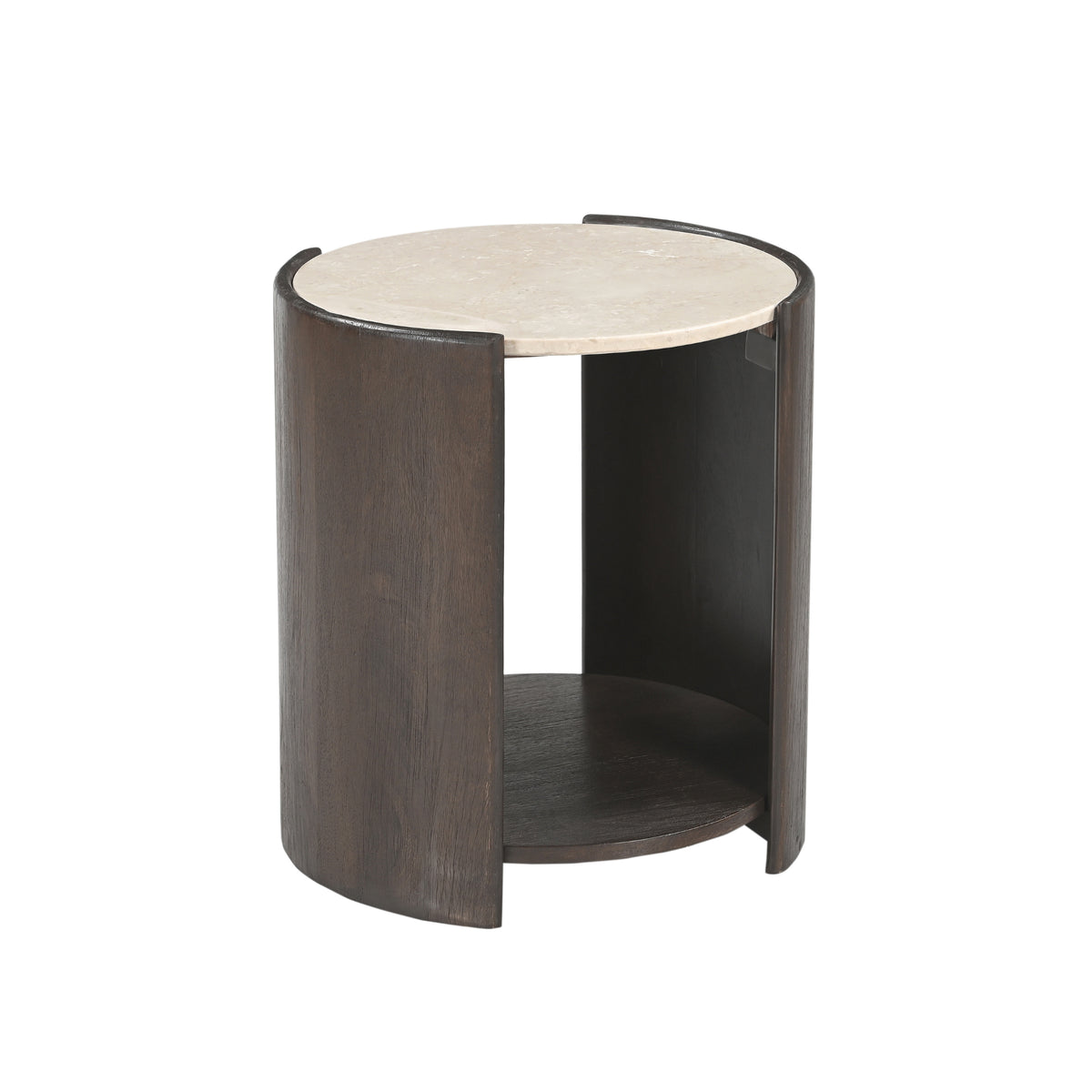 Stolik pomocniczy Rune Botticino Marmur 45cm Starfurn