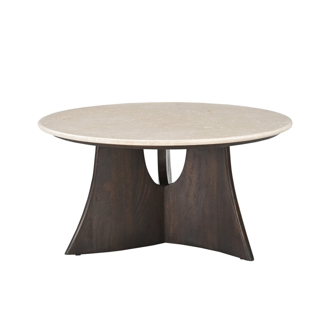 Stolik kawowy Milo Botticino Marmur 80cm Starfurn