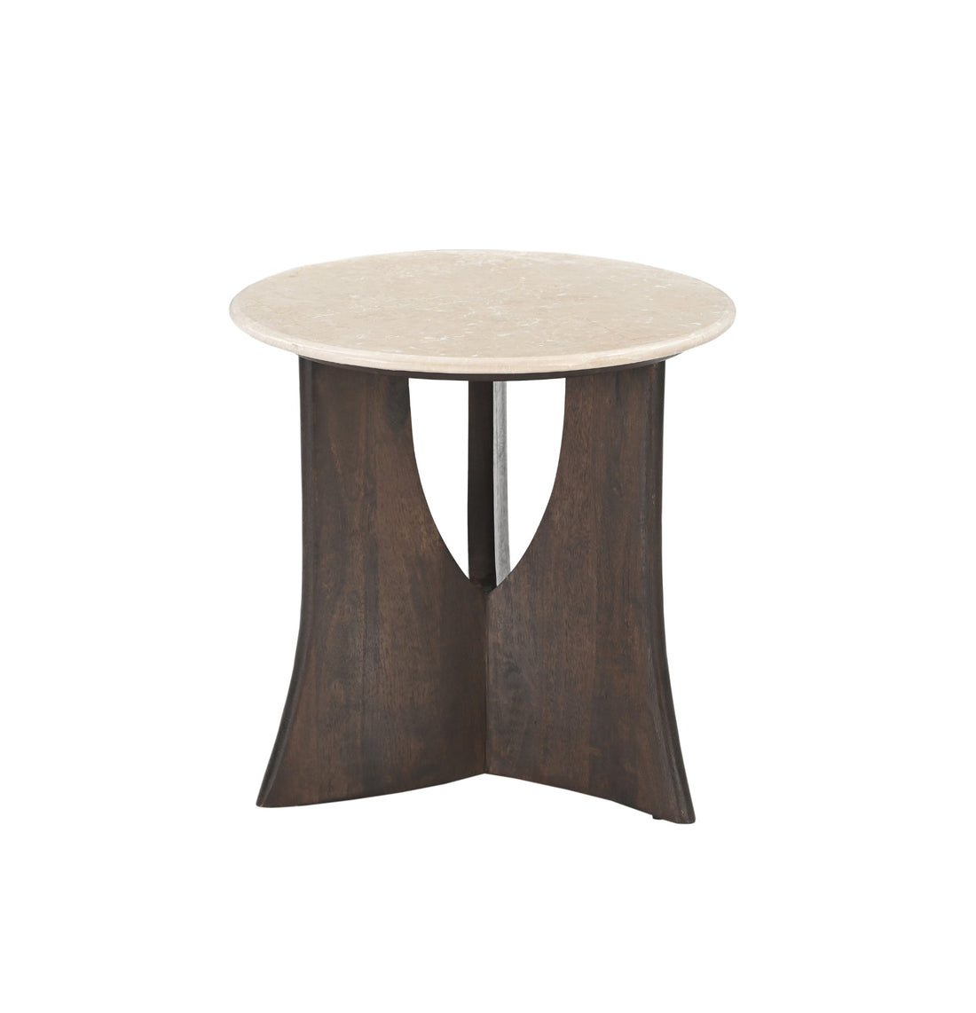 Stolik pomocniczy Milo Botticino Marmur 50cm Starfurn