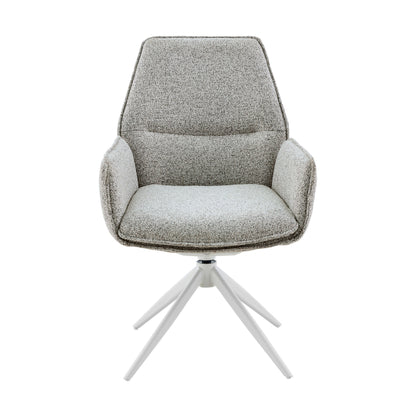 Krzesło do jadalni Hera Tkanina Beżowe Z Podłokietnikiem Starfurn