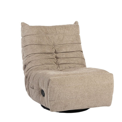 Fotel rozkładany Zen Tkanina Taupe Starfurn
