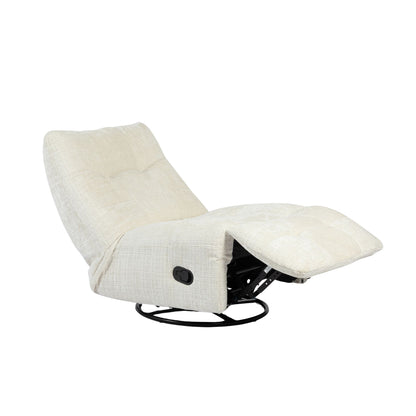 Fotel relaksacyjny Chill Tkanina Off White Starfurn