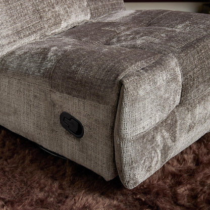 Fotel relaksacyjny Chill Tkanina Szary Starfurn