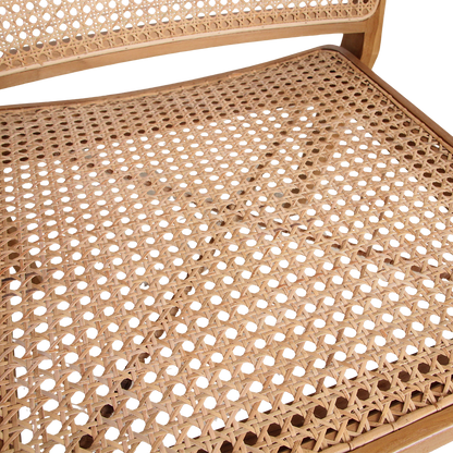 Zestaw 2 krzeseł do jadalni Nova z drewna tekowego Raw Materials