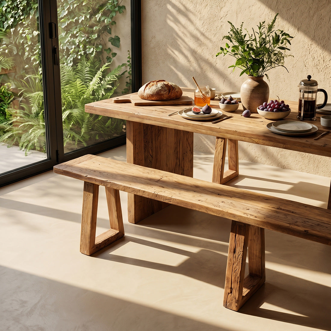 Stół do jadalni Farmwood Waterfall - 240cm Surowe materiały