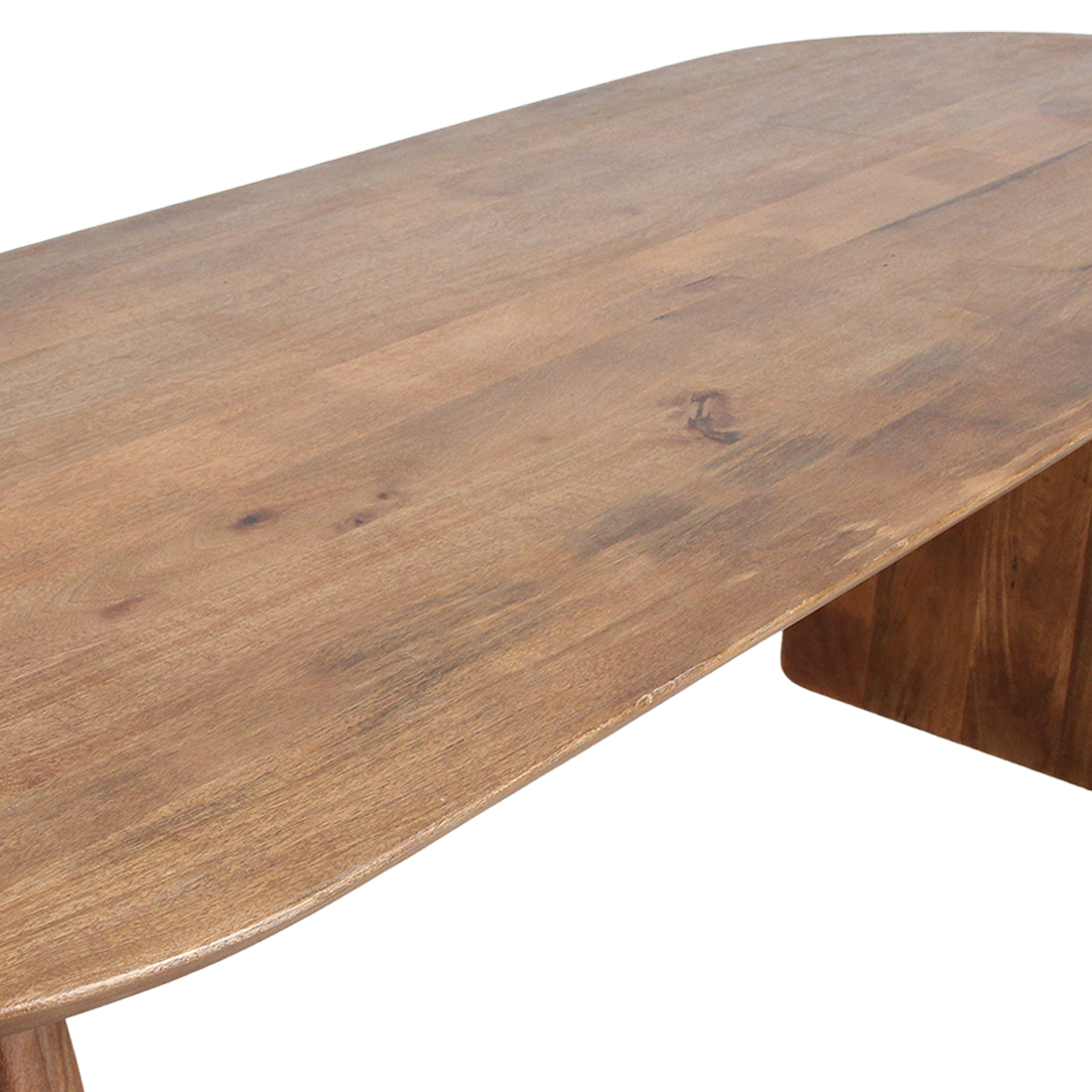 Stół do jadalni Bullnose Mix Brązowy 200cm Raw Materials