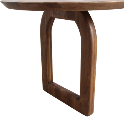 Stół do jadalni Bullnose Open Brązowy 240cm Raw Materials
