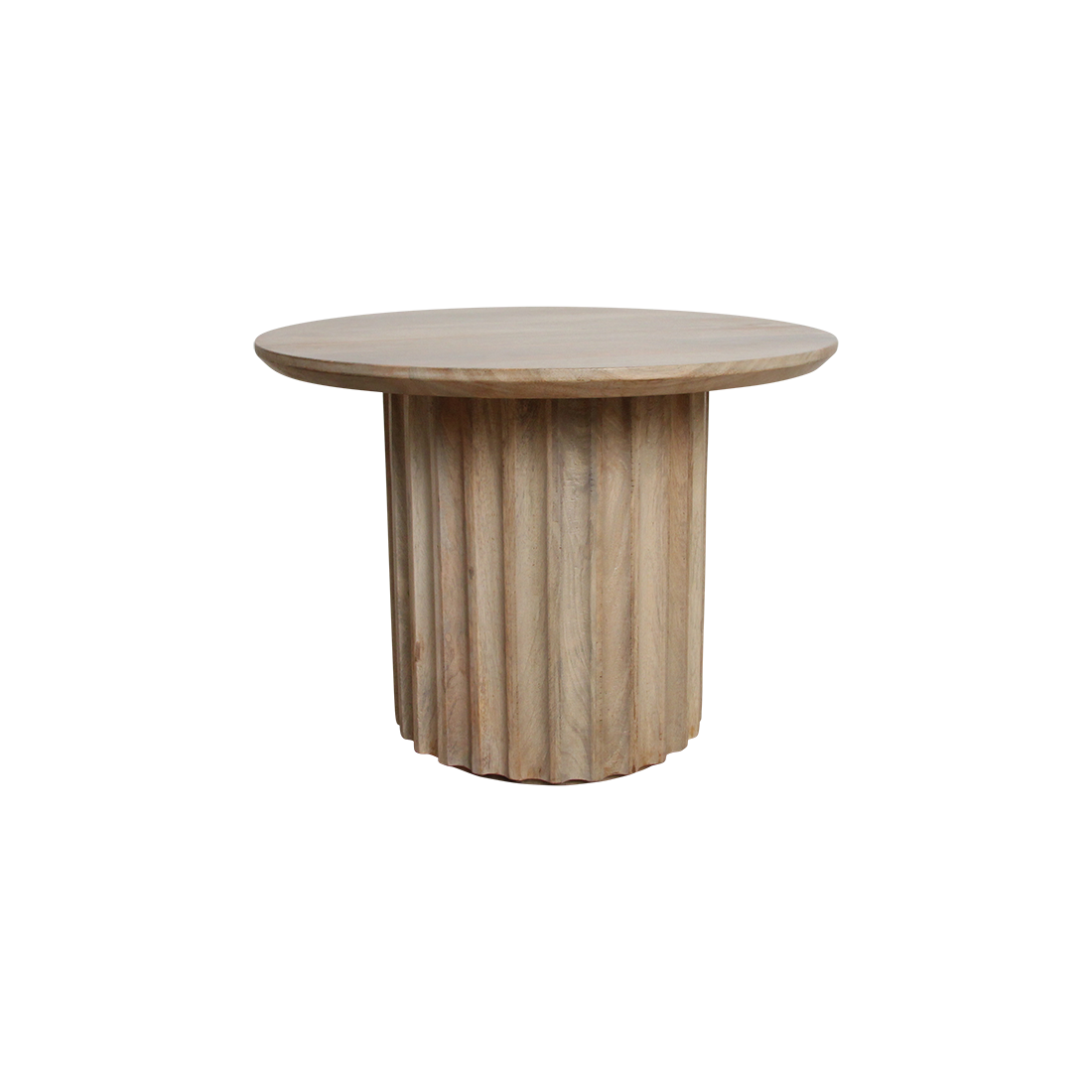 Stolik pomocniczy Reversed Fluted Naturel 55cm Raw Materials