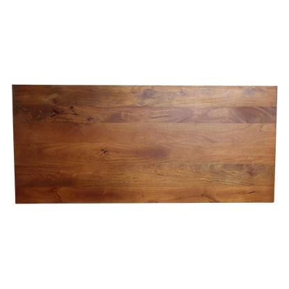 Stół do jadalni Bullnose Chamfered Arch z drewna mango 180 cm Raw Materials