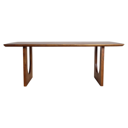 Stół do jadalni Bullnose Chamfered Arch z drewna mango 200 cm Raw Materials