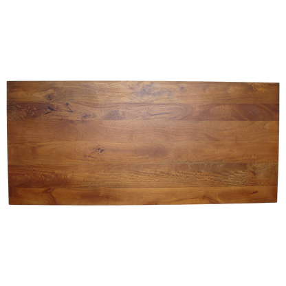 Stół do jadalni Bullnose Chamfered Loop z drewna mango 240 cm Raw Materials