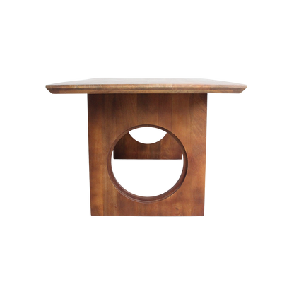 Stół do jadalni Bullnose Chamfered Mix Drewno mango 240cm Surowce