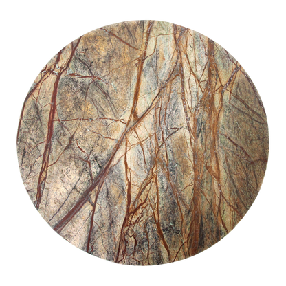 Stolik pomocniczy Bizar Marmur- 50x50x50 cm Surowce