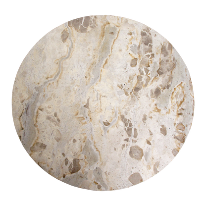 Marmurowy stolik pomocniczy Créme - 50x50x50 cm Surowce