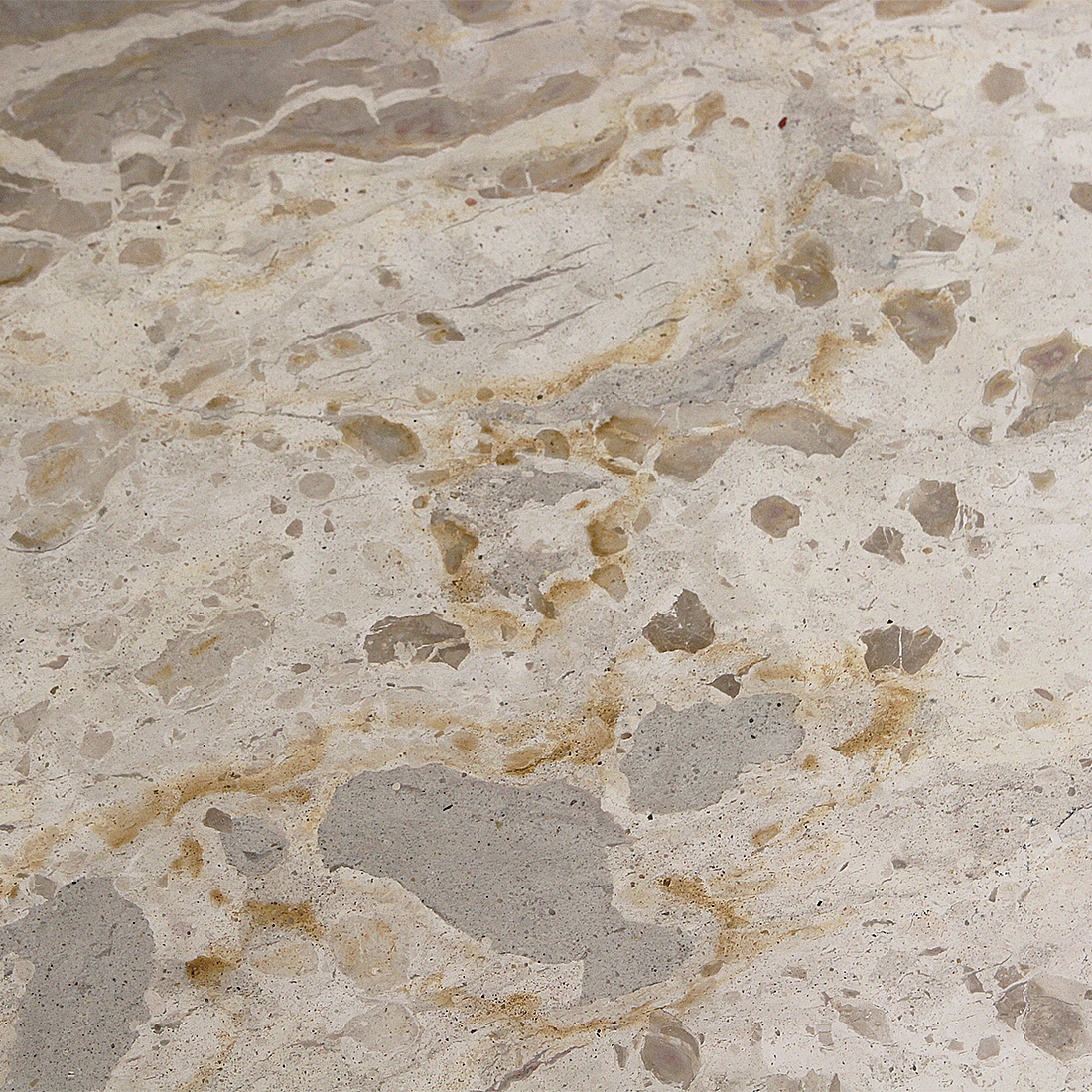 Marmurowy stolik pomocniczy Créme - 50x50x50 cm Surowce