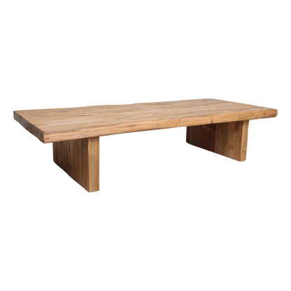 Stolik kawowy z drewna tekowego prostokątny FSC-recycled Raw Materials