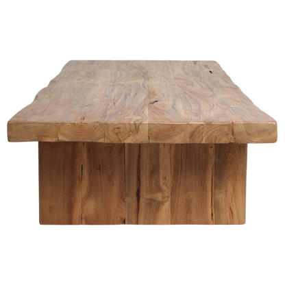 Stolik kawowy z drewna tekowego prostokątny FSC-recycled Raw Materials