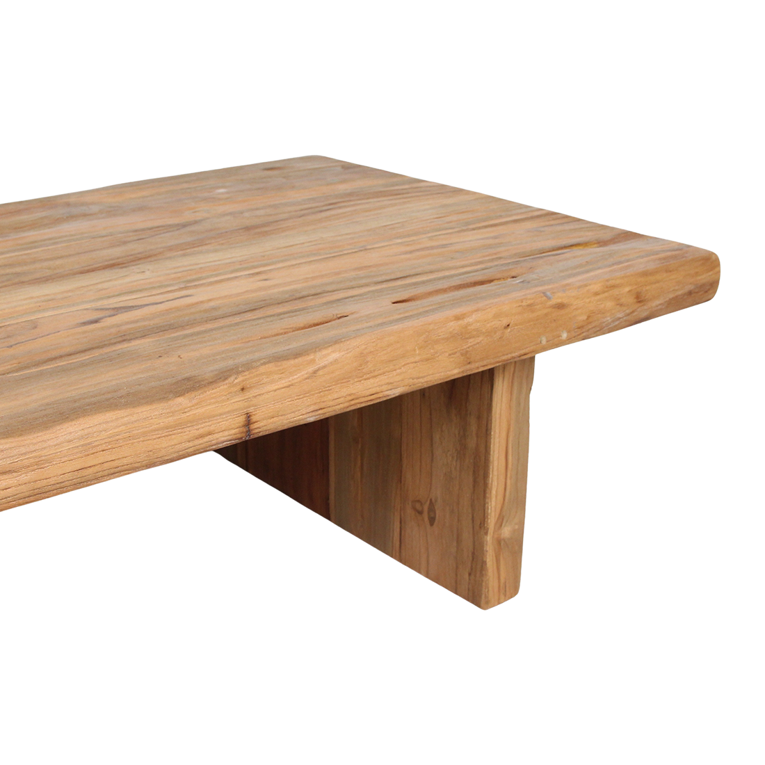 Stolik kawowy z drewna tekowego prostokątny FSC-recycled Raw Materials
