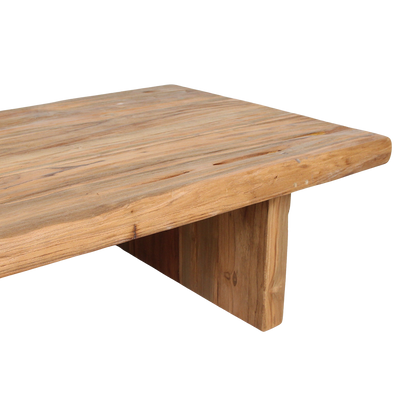 Stolik kawowy z drewna tekowego prostokątny FSC-recycled Raw Materials