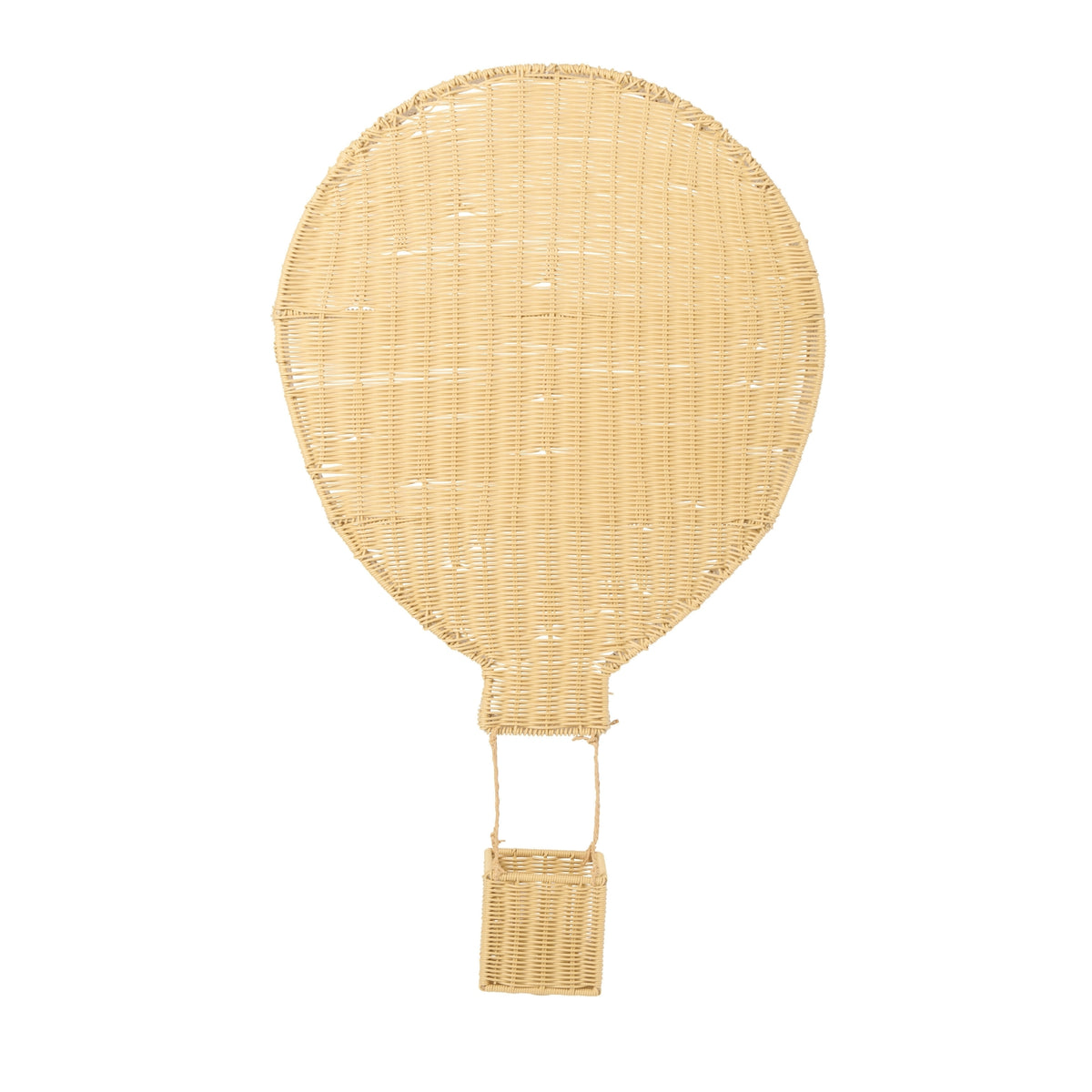 Haczyk ścienny Balon na ogrzanie powietrza z tworzywa sztucznego, naturalny, J-Line