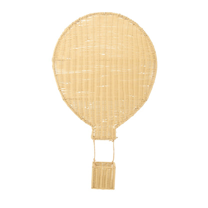 Haczyk ścienny Balon na ogrzanie powietrza z tworzywa sztucznego, naturalny, J-Line