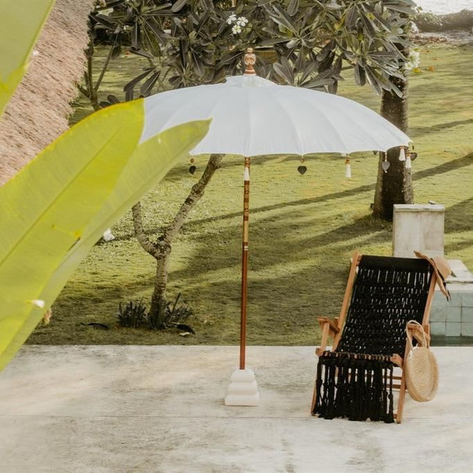 Bali Parasol - Crème - 180cm - Parasol - Todo Bien - livinglovely.nl