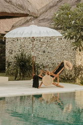 Bali Parasol - Half Zilver Crème - 280cm - Parasol - Todo Bien - livinglovely.nl