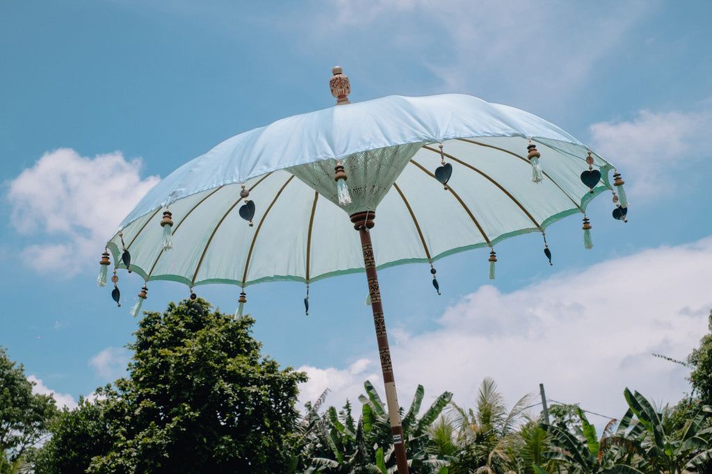 Bali Parasol - Licht Blauw - 250 cm - Parasol - Todo Bien - livinglovely.nl