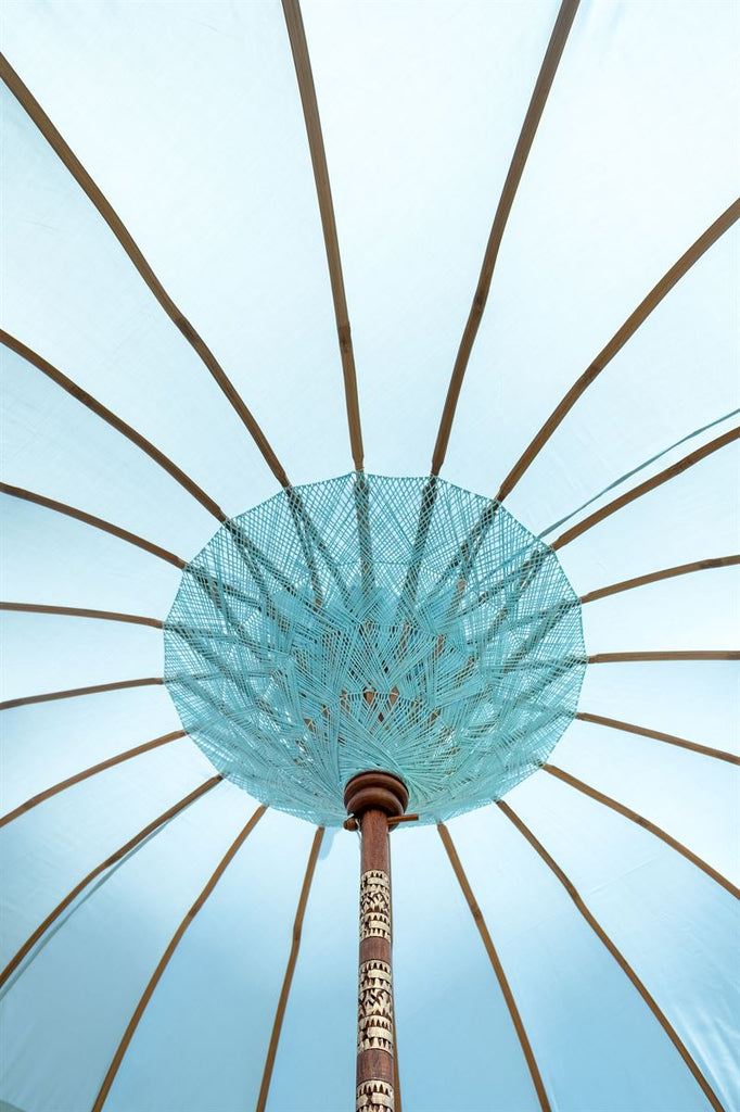 Bali Parasol - Licht Blauw - 250 cm - Parasol - Todo Bien - livinglovely.nl