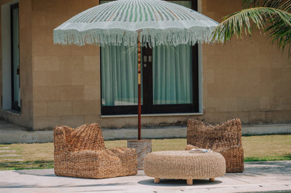 Bali Parasol Makramowa Zielony Ø250cm Todo Bien