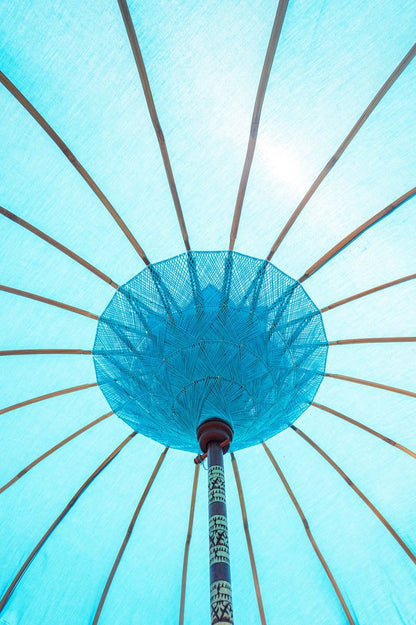 Bali Parasol - Zeeblauw - 280cm - Parasol - Todo Bien - livinglovely.nl