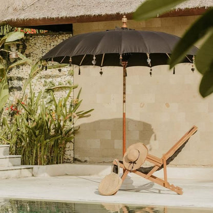 Bali Parasol - Zwart - 180cm - Parasol - Todo Bien - livinglovely.nl