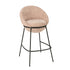 Barkruk Napoli Licht Roze- J-Line - Barkruk - J-Line - livinglovely.nl
