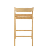 Barstoel Emma Teakhout Naturel J-Line - Barkruk - J-Line - livinglovely.nl