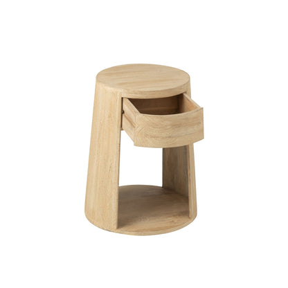 Bijzettafel Drawn Mango Hout/Mdf Naturel J-Line