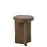 Bijzettafel Rond Mangohout Donkerbruin Ø32cm J-Line