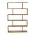 Boekenkast Verticaal Latten Mango Hout Naturel - Boekenkast - J-Line - livinglovely.nl