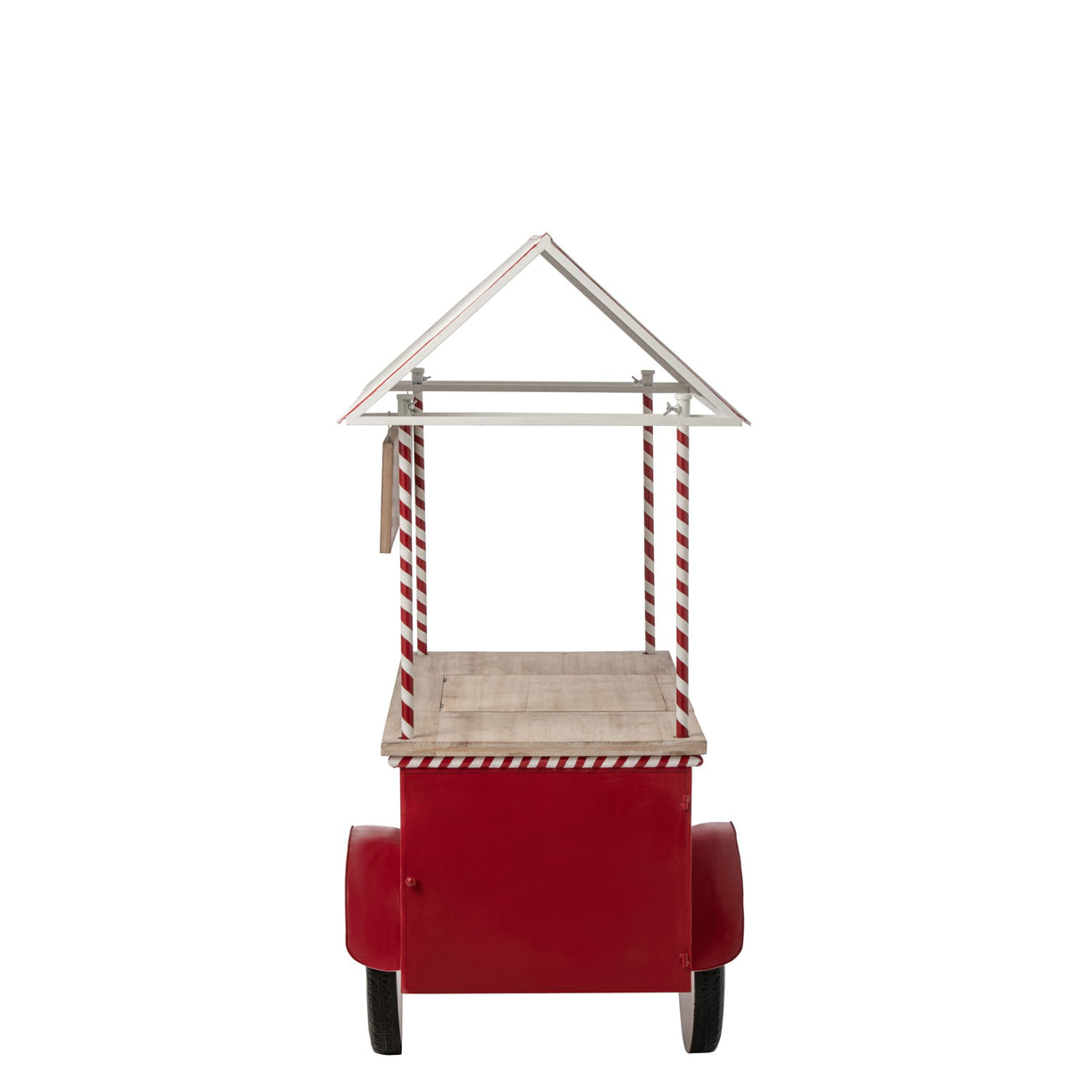 Bufet Kiosk Metal Czerwony/Biały J-Line